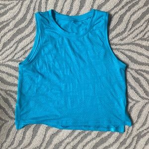 Lululemon turquoise tank sculpt pool blue 6